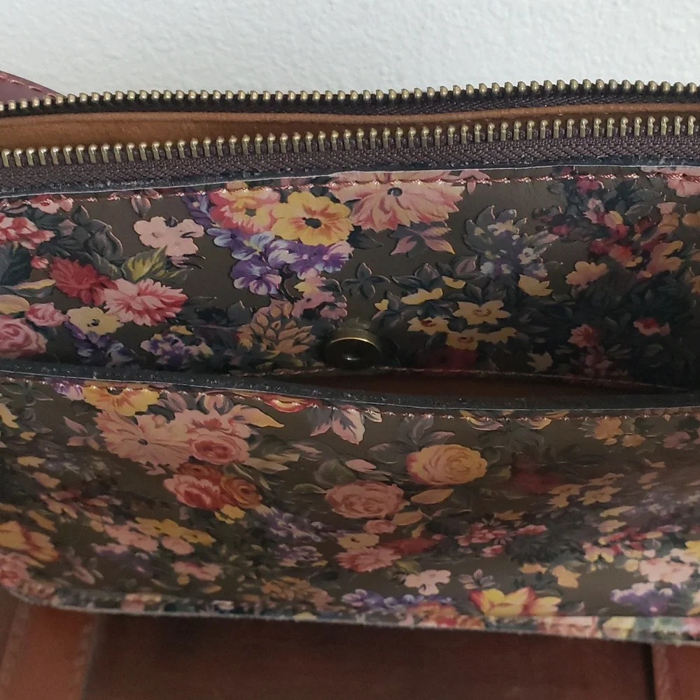 Patricia Nash Nerina Crossbody & Cassis RFID Leather Wallet English Country - Picture 15 of 16